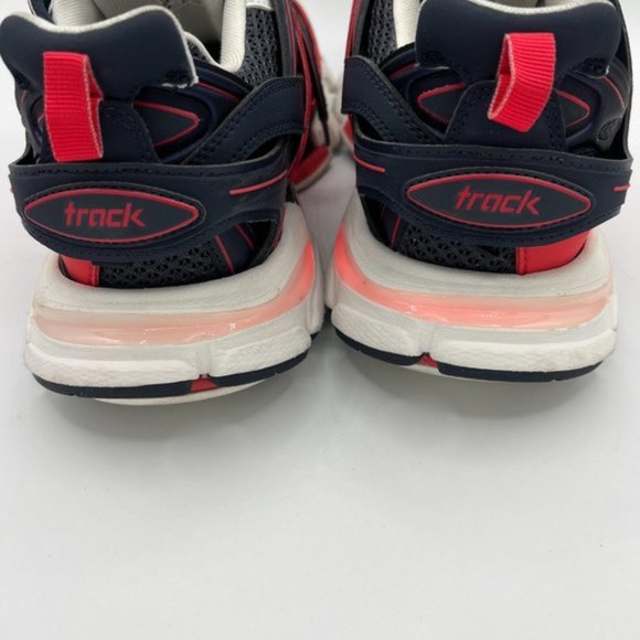 $1350 Men's Balenciaga LED Track Sneakers Blue Red Sz EU 41 US / 8 - Picture 8 of 11